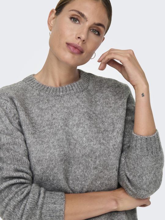Immagine prodotto JdY Knit Fit Scollo rotondo Polsini a coste Pullover Maglione lavorato a maglia (XXL)