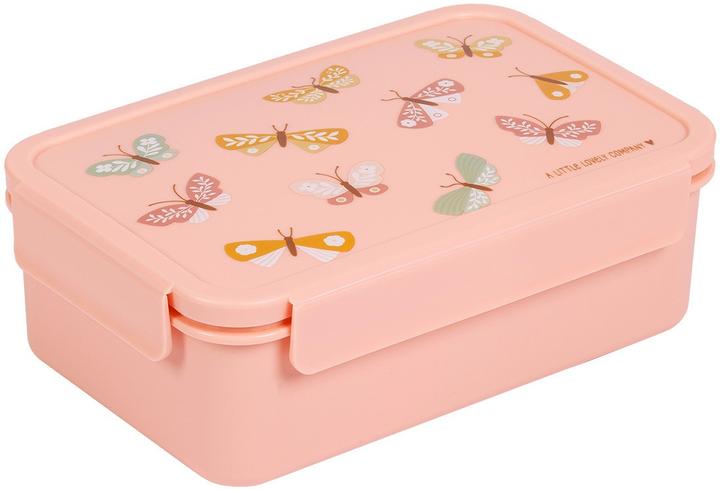 Actual product image A Little Lovely Company Bento lunch box butterflies
