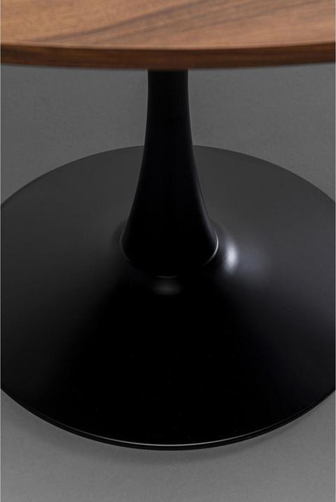 Immagine prodotto Kare Design Tavolo Schickeria Noce look nero rotondo 110 (110 x 110 x 72 cm)