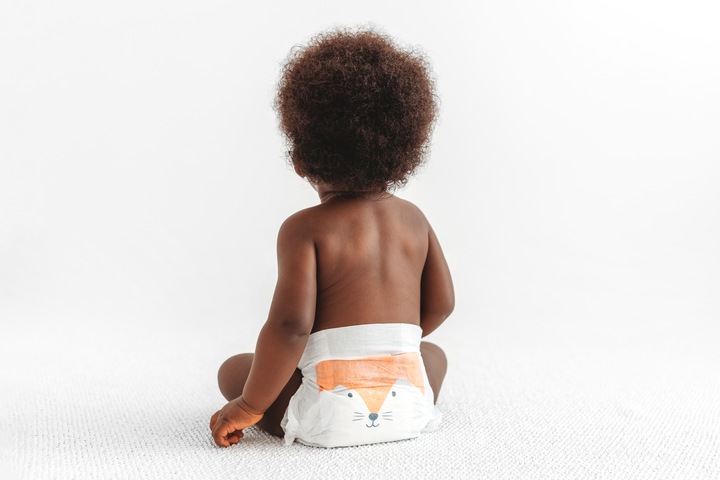 Actual product image Kit & Kin Nappies (Size 4, Monthly box, 136 Piece)