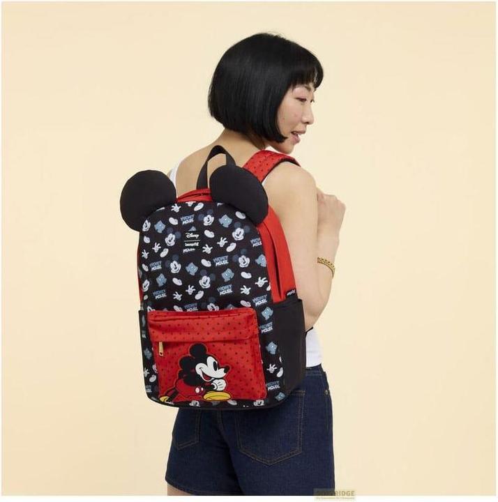 Actual product image Loungefly Disney Mickey nylon backpack 43cm