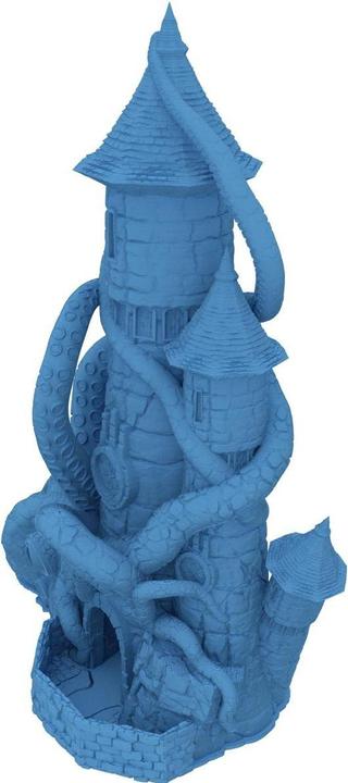 Produktbild Feldherr Fates End Würfelturm Kraken himmelblau 3D gedruckt modular (Kunststoff)