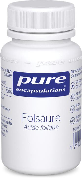 Produktbild Pure encapsulations Folsäure Kapsel (90 Stück, Kapseln, 28 g)