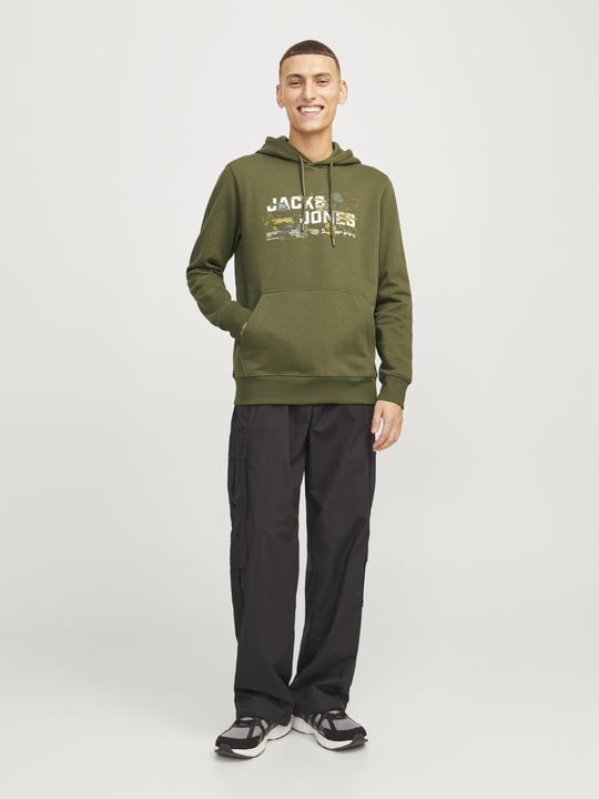 Produktbild Jack & Jones Jcooutdoor Logo Sweat Hood Sn (S)