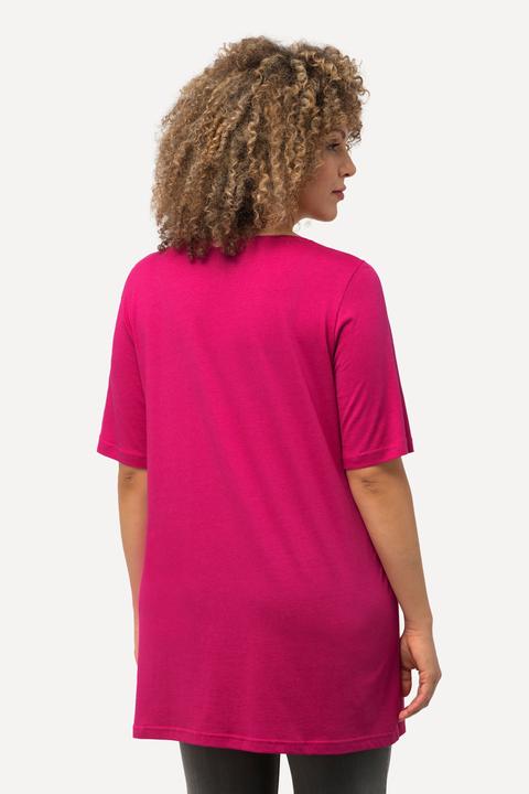 Actual product image Ulla Popken Essential Front Pleat Tee (46, 48)
