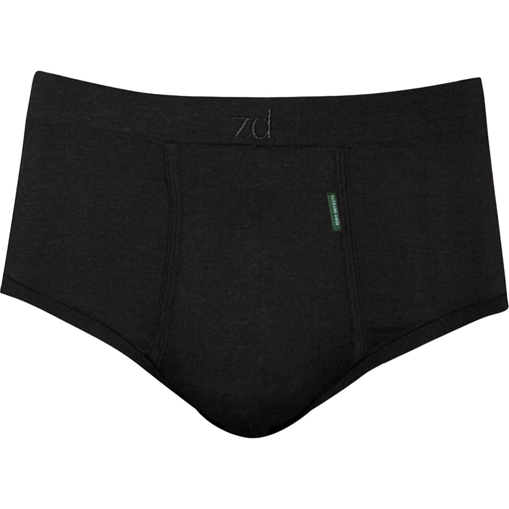 Zd Zero Defects, Herren, Unterhosen, Slip Casual Bequem sitzend, Schwarz, (6XL, Einzelpack)