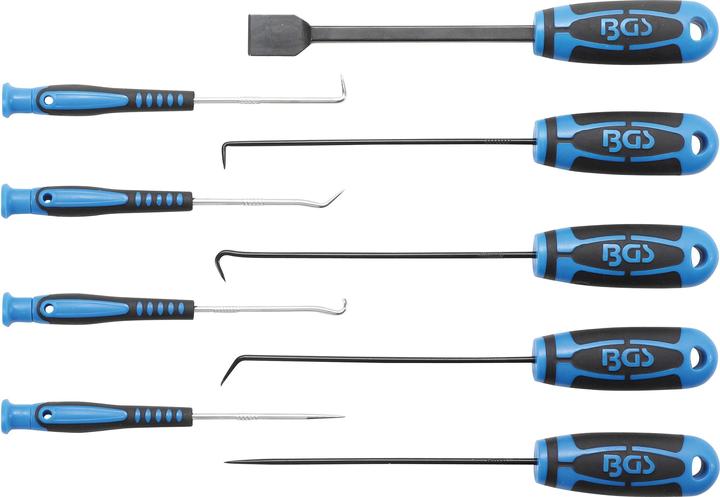 BGS Naald, haak en schraper set, 9 stuks (Deurgreep)