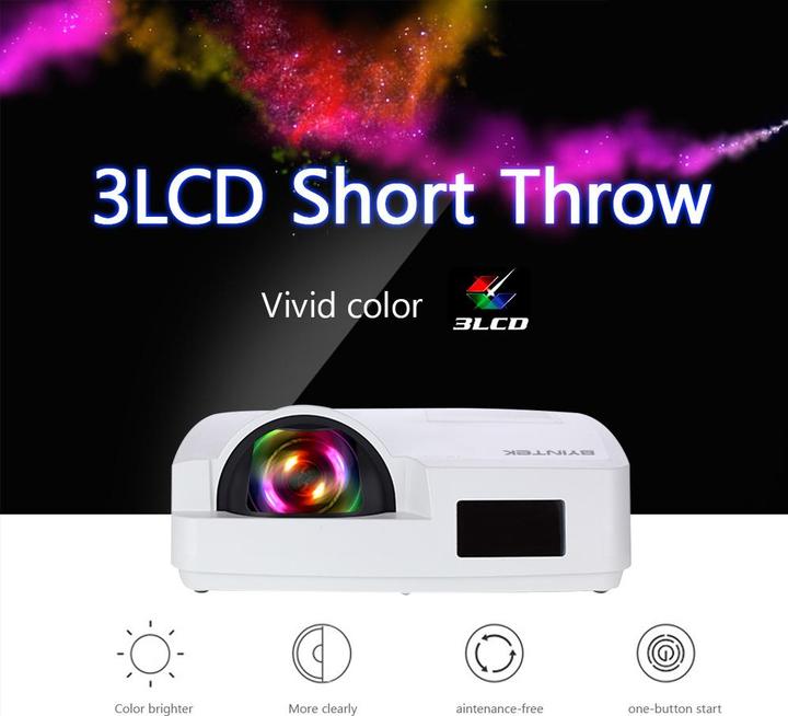 Image du produit Byintek C500WST Projector (WXGA, 3300 lm, 0.46:1)