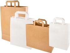 Immagine prodotto Papstar 86446 Sacchetto di carta bianco (Borsa da regalo, 50 x)