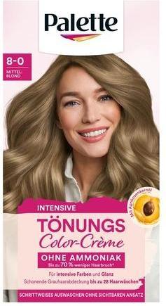 Produktbild Henkel Palette Color Creme 8-0 Mittelblond (8-0 Medium Blonde)