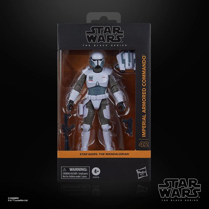 Actual product image Hasbro Star Wars: The Mandalorian Black Series Imperial Armoured Commando