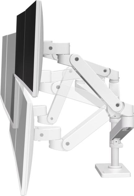 Ergotron LX PRO ARM DUAL DISPLAY STACKING white (Table, 34")