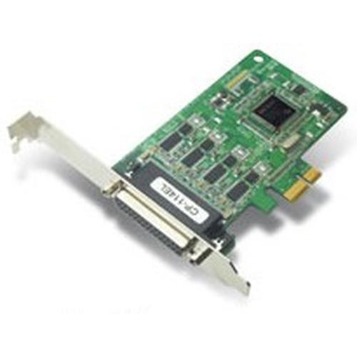 Moxa CP-114EL - PCIe - 4x DB44 FM (RS-232/422/485) - Grün - CE - FCC - ROHS - 0 - 55 (PCIe), Netzwerkadapter, Grün