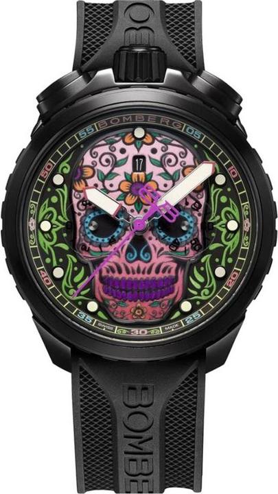 Produktbild Bomberg Bolt 68 BS45CHPBA.060-4.12 Heritage Sugar Skull Purple (Chronograph, 45 mm)