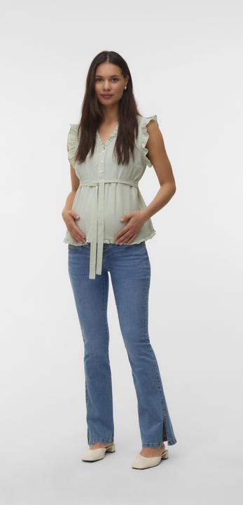Produktbild Mamalicious Normal geschnitten V-Ausschnitt Top Bluse (M)