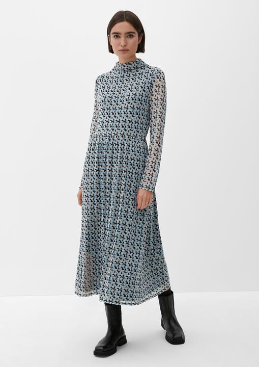 Image du produit s.Oliver Kleid Meshkleid mit Allovermuster (38)