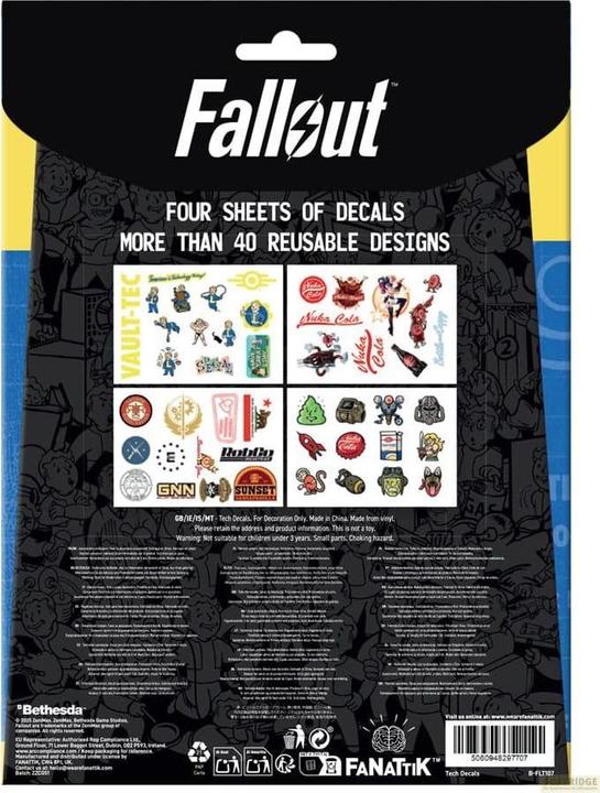 Immagine prodotto Fanattik Fallout Tech Sticker Pack
