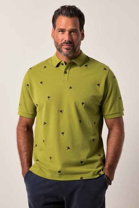 Actual product image JP1880 Poloshirt, Halbarm, Piqué, Stickmuster (6XL)