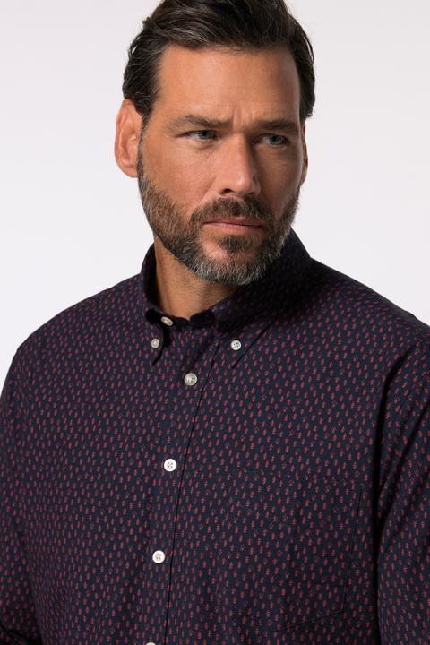 Image du produit JP1880 Chemise à manches longues et col boutonné. Coupe Modern Fit et motif imprimé. (XXL)