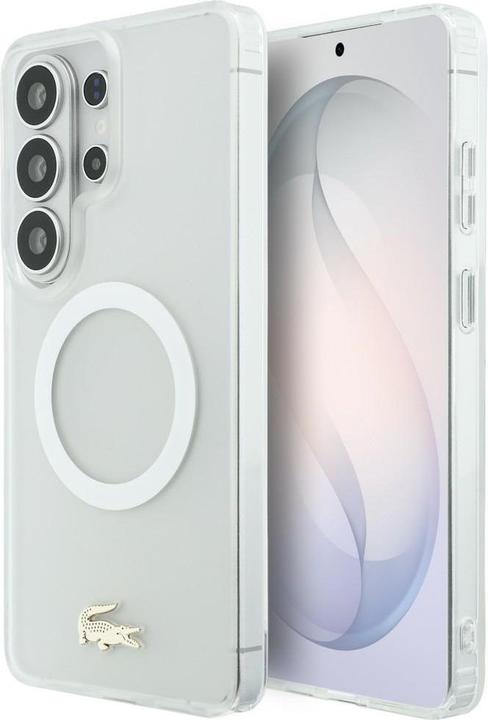 Actual product image Lacoste Etui Shockproof Frosted Gold Logo MagSafe do Samsung Galaxy S26 Ultra biały (Samsung Galaxy S26 Ultra)