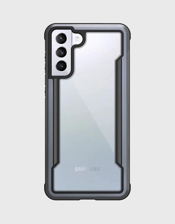 Produktbild Puro DĖKLAS X-Doria Raptic Shield aluminiowe Samsung Galaxy S21 (Antimicrobial protection) (Juodas) (Samsung Galaxy S21)