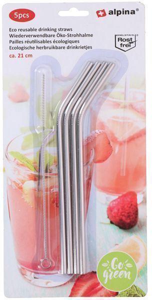 Immagine prodotto alpina Cannucce SS 4 pezzi e spazzola (4x)