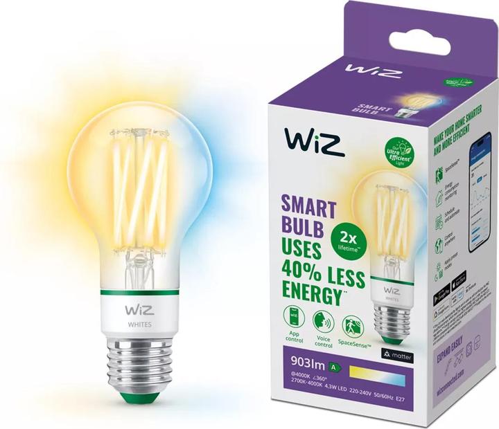 Produktbild WiZ Filament-Lampe (E27, 903 lm, 1 x)