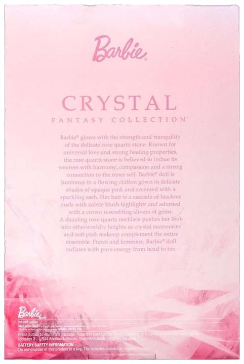 Actual product image Mattel Signature Crystal Fantasy Collection Rose Quartz