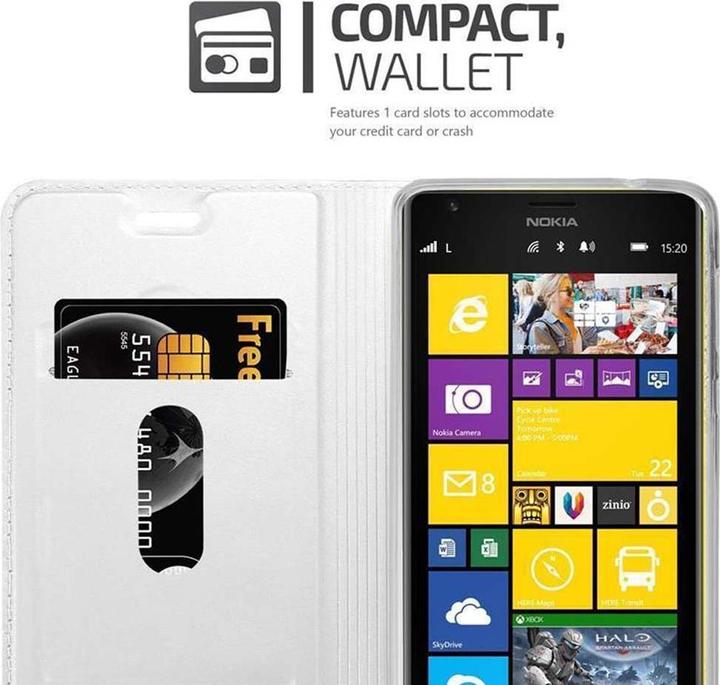Actual product image Cadorabo Book Classy Style Cover (Nokia Lumia 1520)