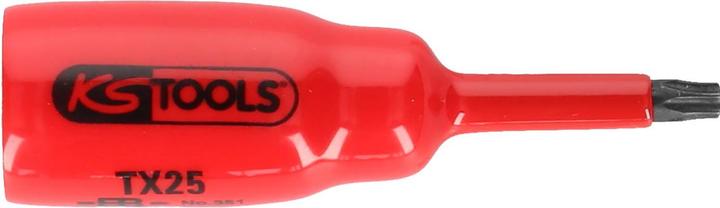 Actual product image KS Tools 3/8" bit socket with protective insulation, for TORX®, length 65 mm, T25