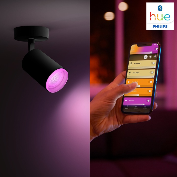 Image du produit Philips Hue Fugato Base BT (350 lm, GU10)