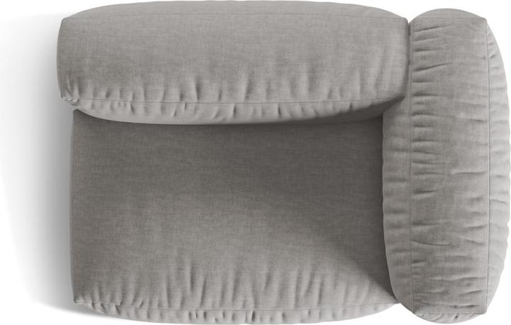 Image du produit Micadoni Chauffeuse Droit, "Martina", 1 Place, 121x106x75 Fabriqué en Europe (Canapé modulaire, 1 place)