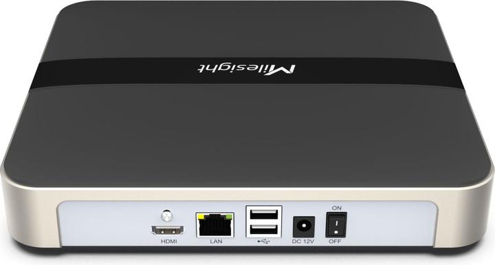 Milesight Mini NVR 1000 Gold a 8 canali 4K H.265 MS-N1008-UC-B (Videoregistratore di rete (NVR))