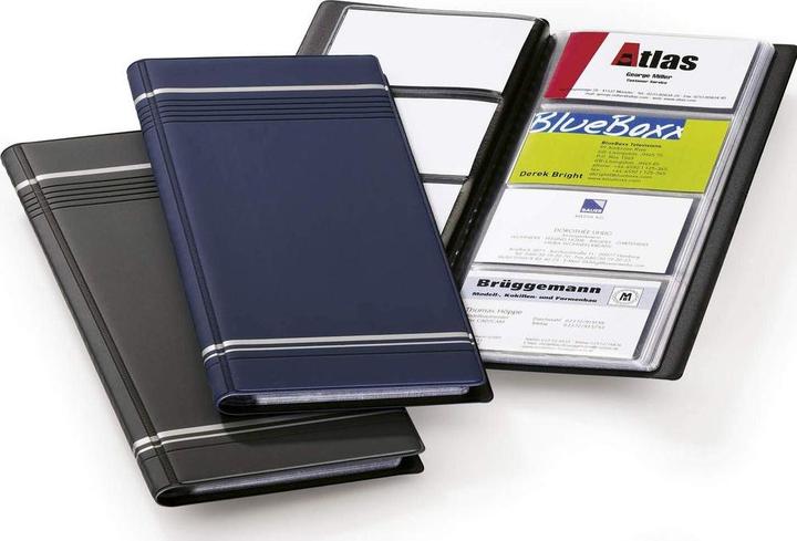 Produktbild Durable Visitenkartenbuch Visifix für 96 Visitenkarten, Anthrazit (90 x 57 mm)