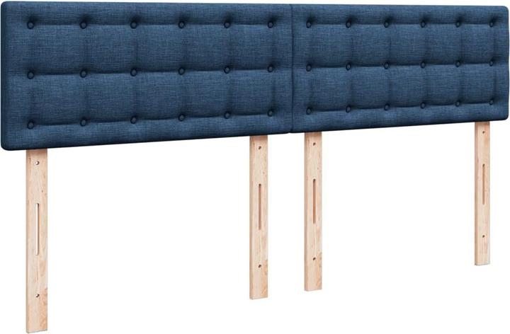 Produktbild vidaXL Bo x springbett mit Matratze 200 x 200 cm Stoff (200 x 200 cm)