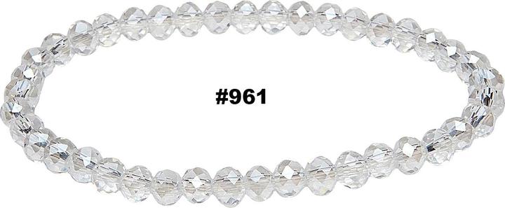 Immagine prodotto Leyda Bracciale con cristalli di zirconia cubica (18 cm, Cristalli di ciconia)