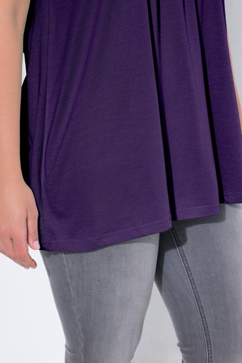 Actual product image Ulla Popken Essential Front Pleat Tee (46, 48)
