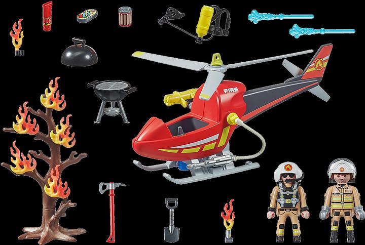 Immagine prodotto Playmobil Elicottero dei vigili del fuoco (71195, Playmobil Città d'azione)