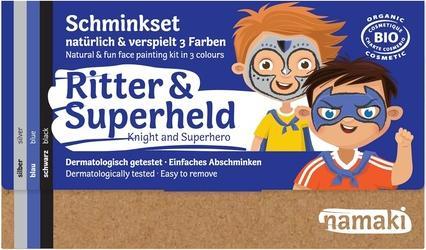 Produktbild Namaki Schminke - Ritter & Superheld - 3 Farben Ritter & Superheld