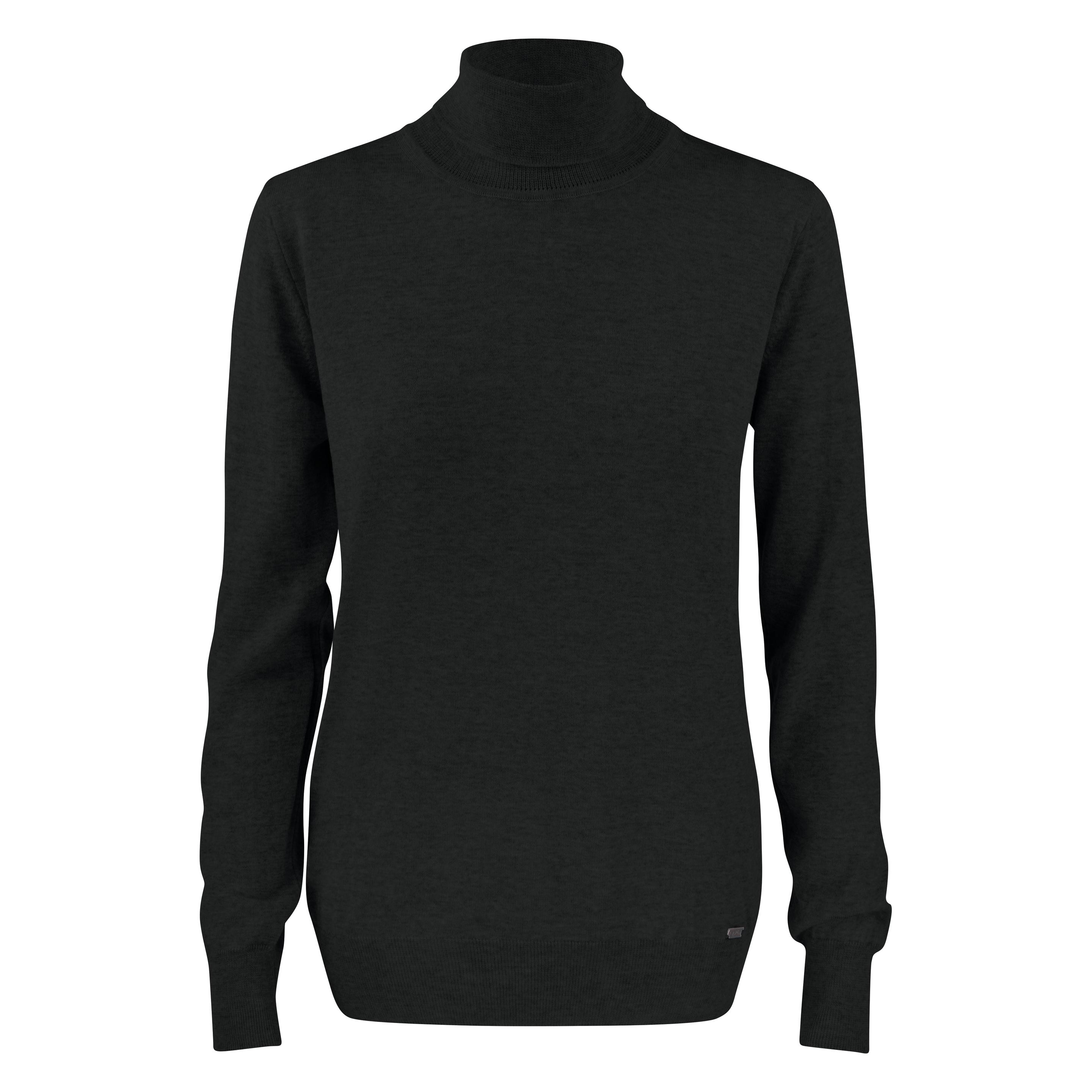 Cutter & Buck, Damen, Pullover, Kennewick Turtleneck Ladies, Schwarz, (L)