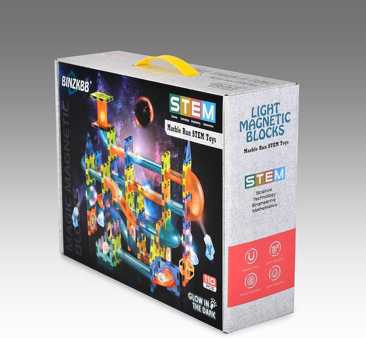Actual product image Binzkbb Magnetic building blocks