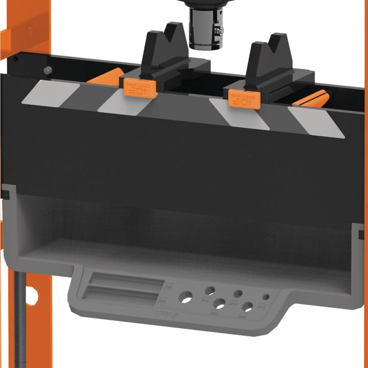 Unicraft Compartiment de rangement sur la table de presse
