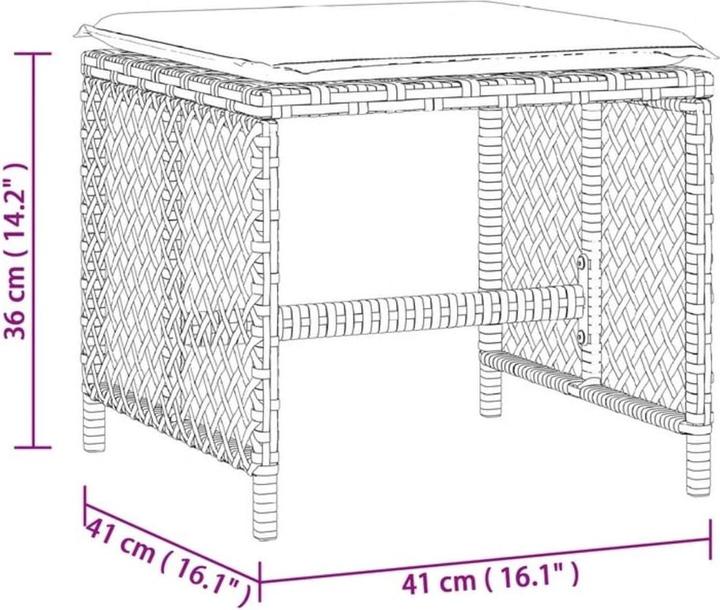 Image du produit vidaXL Gartenhocker
