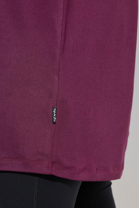 Immagine prodotto Ulla Popken Maglia funzionale dal taglio svasato con scollo a girocollo, mezze maniche e materiale riciclato (60)