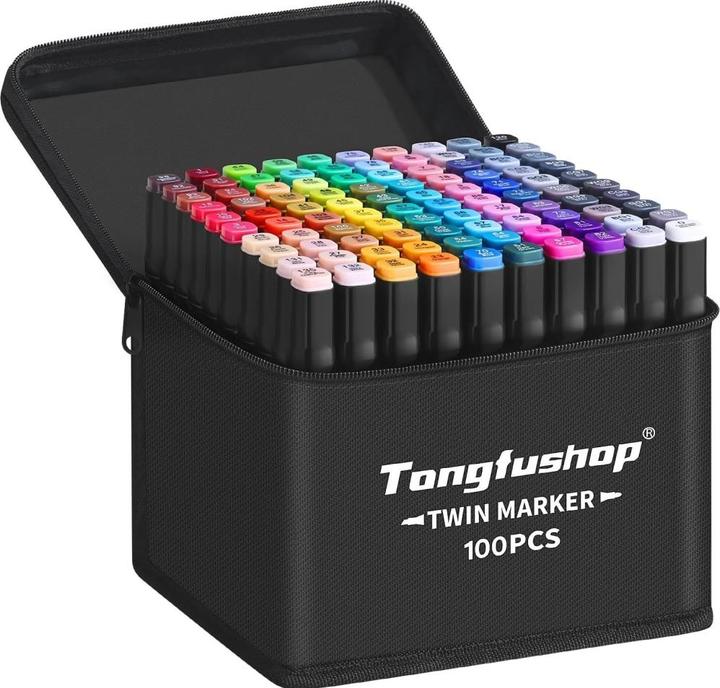 Produktbild Tongfu Shop TwinMarker Filzstifte 100x (100x)