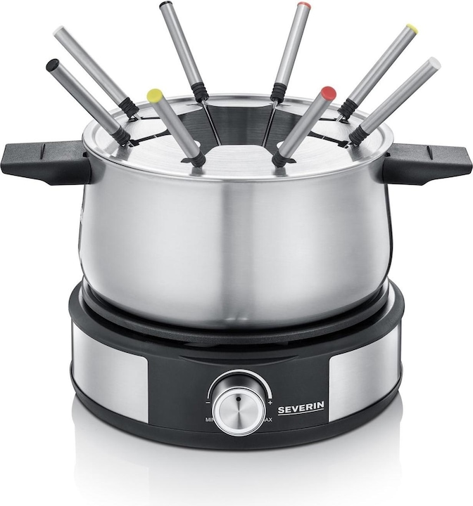 Actual product image Severin FO2471 stainless steel, black (Chocolate fondue, Cheese fondue, Chinoise Fondue, Fondue Bourguignonne)