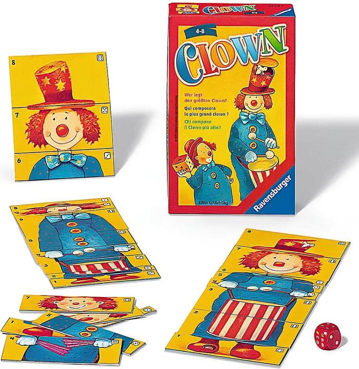 Actual product image Ravensburger Clown (French, German, Italian, 2 - 6 Players)