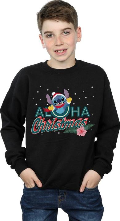 Produktbild Disney Lilo And Stitch Aloha Christmas Sweatshirt Jungen (116)
