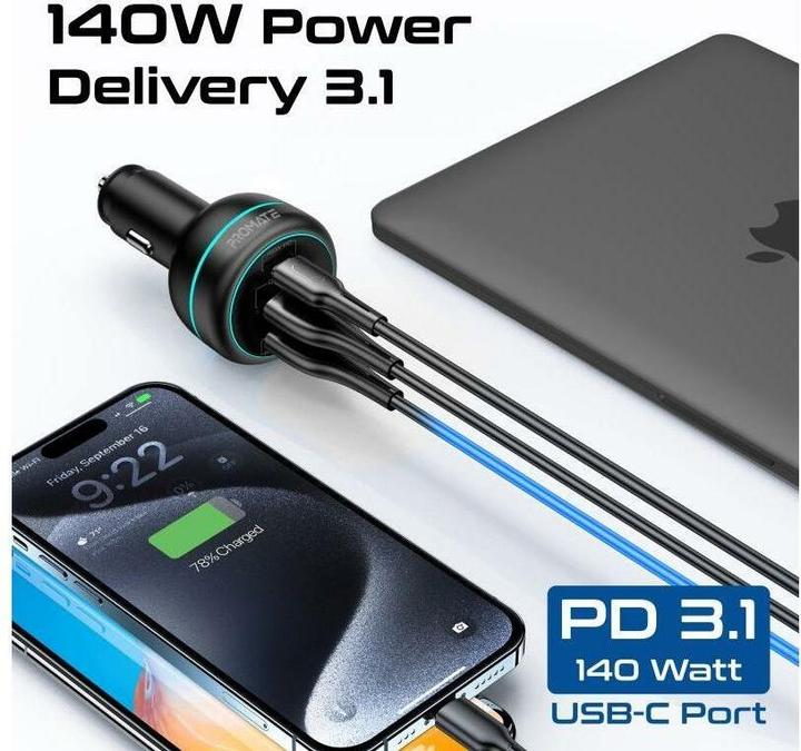 Actual product image ProMate PowerDrive 230Watt USB-C charging adapter