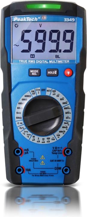 Peaktech P 3349 True RMS digital multimeter (CAT III 600V)